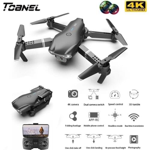 S602 RC Drone 4K Dual Camera WiFi FPV Camera Mini Drone Foldable Quadcopter Professional Aerial Photography Height Hold RC Toy