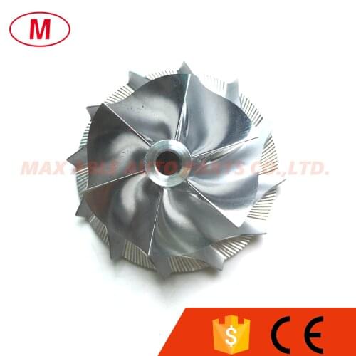 RHF3 High Performance Turbocharger Aluminum 2618/Milling/Turbo Billet compressor wheel 6+6 blades 34.24/45.00m Forward Direction