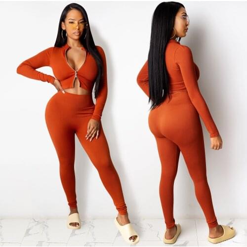 Womens High Quality Casual Zipper, Irregular, Peter Pan Collar, Boyfriend Style Two Piece Fall Body Suits Tracksuit streetwear