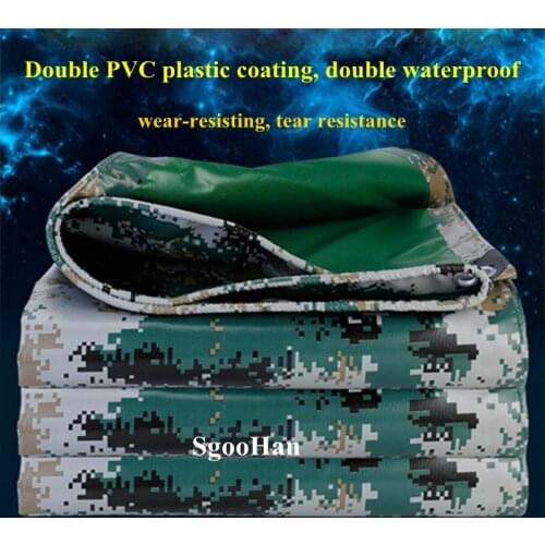 0.4mm Double Side PVC Coated Banner Tarpaulin Canopy Rainproof Cloth Shade Sail Dog House Shed Waterproof Cloth Outdoor Awning