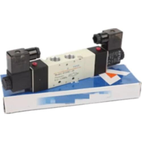 1Pcs 4V430C-15 5Ports 3Position Dual Solenoid Pneumatic Air Valve 1/2" BSPT 1Pcs 4V430C-15 5Ports 3Position Dual Solenoid Pneum