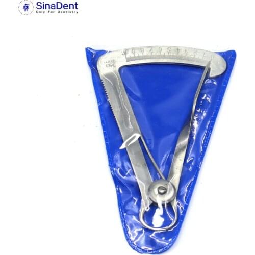 1Pcs Dental Wax Calibrator Caliper Dental Crown Gauge for Metal Dental Laboratory Instruments