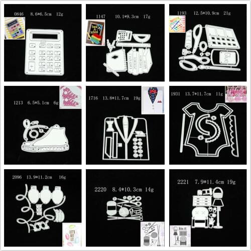 27 Styles) 2021 Clothes Metal Cutting Dies DIY Scrapbooking Paper Photo Album Crafts Mould Cards Blade Punch Stencils