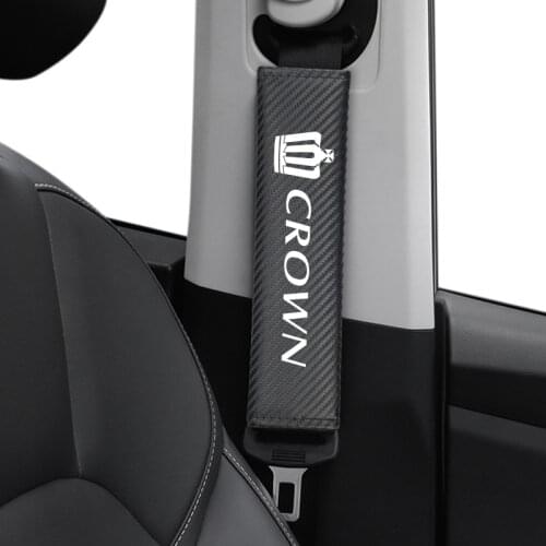 Auto Accessories Car Safety Belt Covers Seat Belt Case for Toyota CROWN Car Styling