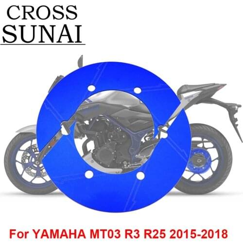 For YAMAHA MT03 YZF R3 R25 2015- 2018 Motorcycle Rear Wheel Chain Gear Decorative Cover Modified Parts Rear Belt Drive Cover