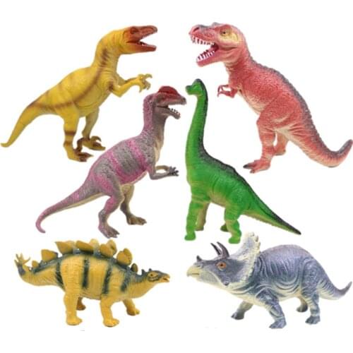 Simulation Dinosaur Animal Action Figures Soft Plastic PVC Figure Collectible Toys Anime Figure Figurines Kids Sound Toys