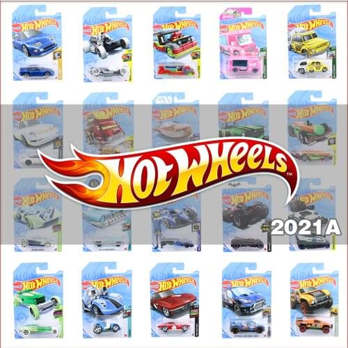 2021 Hot Wheels 100% Original 1:64 Mini Alloy Cars Toys For Children Collectible Model C4982 Kids Motor Vehicle Diecast Metal