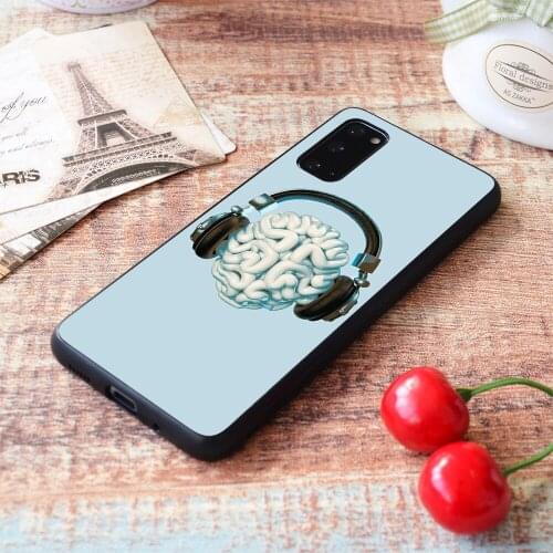 For Samsung Galaxy Mind Music Connection Soft TPU border Samsung Galaxy Case