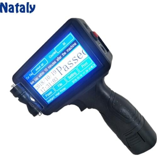 Nataly M6 Portable Mini Hand Held Inkjet Printers For Plastic Carton Metal Wood