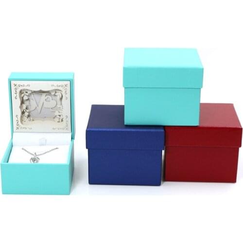 New Creative Paper-cut Jewelry Gift Box Organizer Valentines Day Proposal Package Diamond Ring Necklace Pendant Jewellery Case