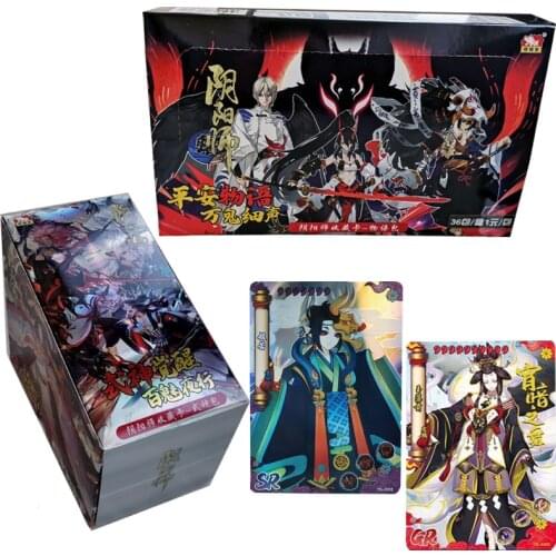 Original Onmyoji tcg cartas carte games card size 6.2*8.7mm Children Birthday Gift TCG Collection Cards free shipping