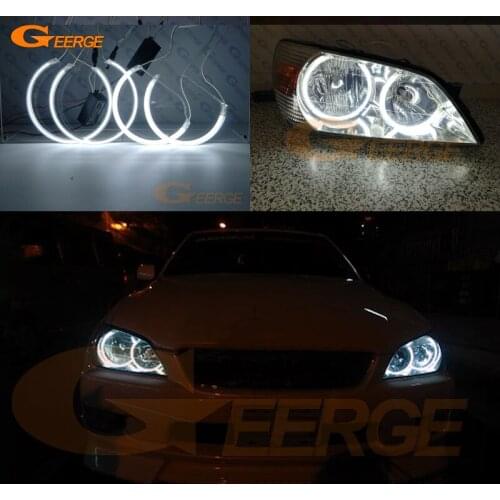 Excellent Ultra bright CCFL Angel Eyes Halo Rings kit Day Light For Toyota Altezza SXE10 Gita (Japan) 1998-2005