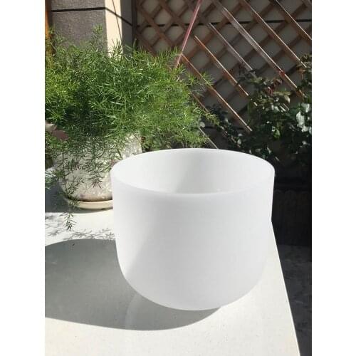 9" CDEFGAB Crystal Singing Bowl For Chakra With Free Mallet