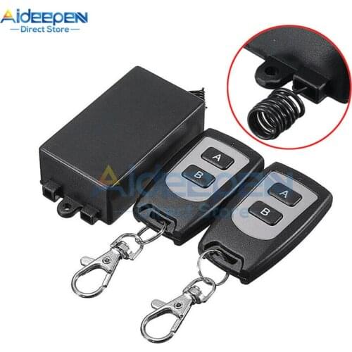 1 Channel 220V 10A 315MHZ Wireless Remote Control Switch With 2 Button Waterproof Remote Control For 1527/2240 Remote Control