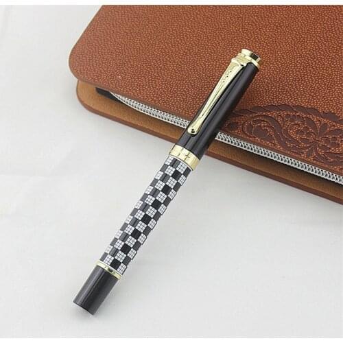 Luxury Chinese jinhao 500 Ballpoint Pens Golden Clip Metal Roller Ball Pen for School Office Business Writing Stationery