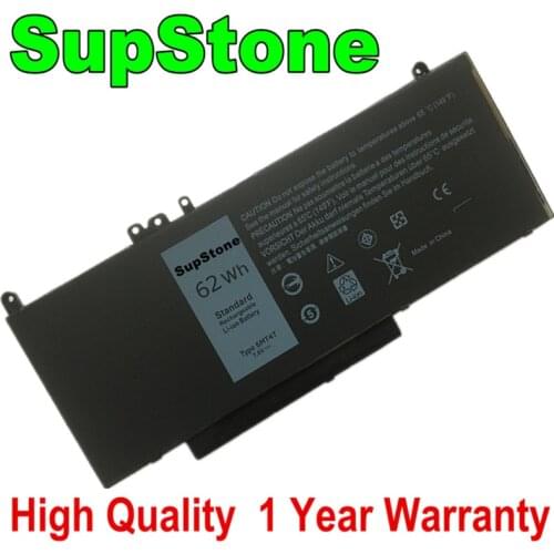 SupStone 62Wh NEW 6MT4T G5M10 laptop battery For Dell Latitude E5450 E5470 E5550 E5570 11-3150 3160 TXF9M 79VRK 8V5GX P48G 7.6V