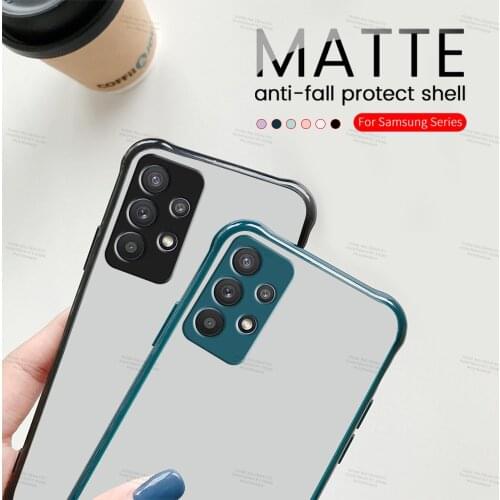 Camera Protect Shockproof Matte Case For Samsung Galaxy A32 5G Candy Color Cover for samsung samsun galaxi A 32 32A back shell