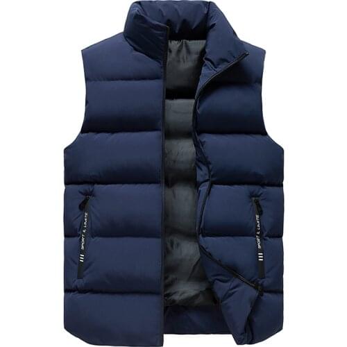 Mens Vest Jacket Men Autumn Warm Sleeveless Jackets Male Winter Casual Waistcoat Vest Large Size 8XL Veste Homme Brand Clothing