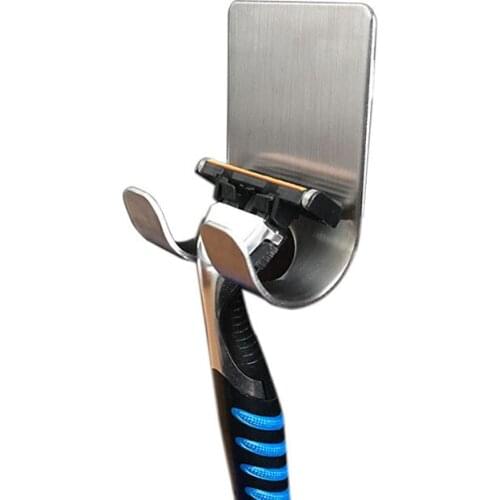 1 Piece Safety Razor Hooks Bathroom Manual Shaver Rack Viscose 304 Stainless Steel Razor Holder