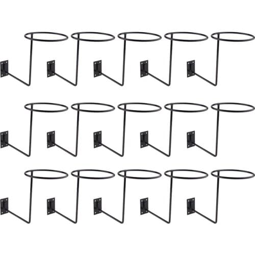 15x Aluminum Helmet Rack Wall Display Rack Storage Holder - Motorcycle Motorbike