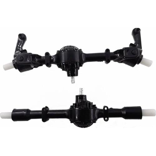 2Pcs Metal Gear Front & Rear Axle Bridge Replacement for WPL B14 B24 C14 C24 C34 C44 1/16 RC Car Spare Parts Accessories