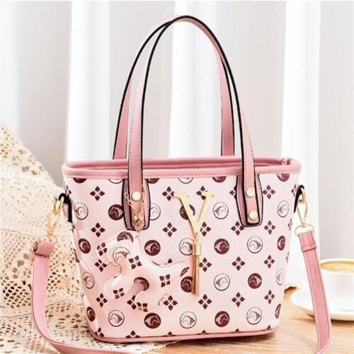 2021 Summer Women Casual PU Leather Multifunction Quality Handbag Female Shoulder Bags Large Capacity Totes Sac A Main