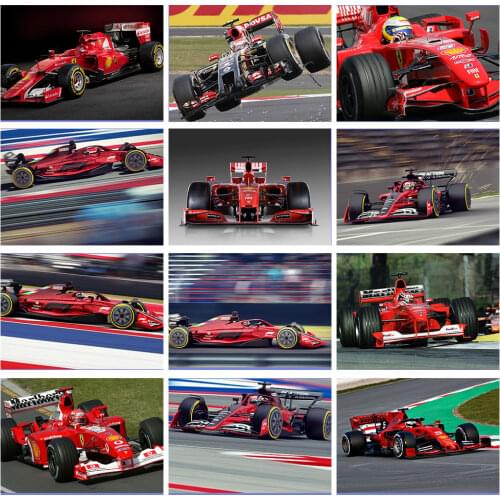 5D DIY Diamond Painting Full F1 Racing Car Diamond Embroidery Decorative Paintings Cross Stitch Kits Handicraft Needlework Art