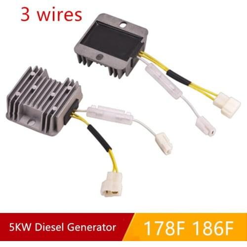 12V AVR 3 WIRE FOR 178F 186F DIESEL FREE POSTAGE 5KW GENERATOR AUTOMATIC VOLTAGE Automatic Voltage Regulator ADJUSTER STABILIZER