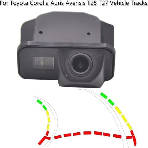 Car Reversing Camera Smart Dynamic Trajectory Car Rear View Camera For Toyota Corolla 2007 2008 2009 2010 Auris Avensis T25 T27