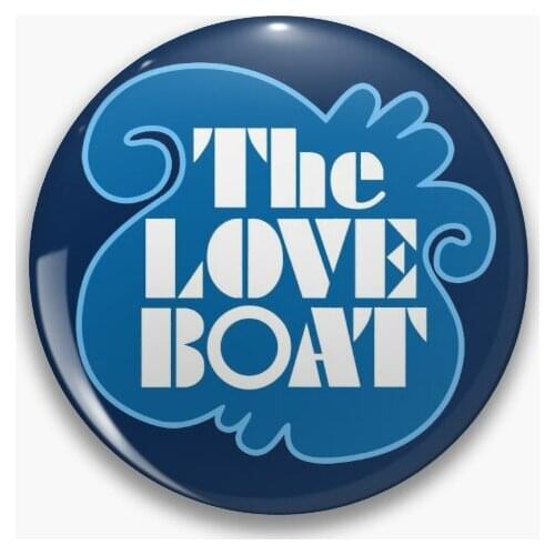 The Love Boat Shirt Sticker Mask Soft Button Pin Collar Cute Cartoon Clothes Gift Hat Lover Creative Metal Fashion Jewelry