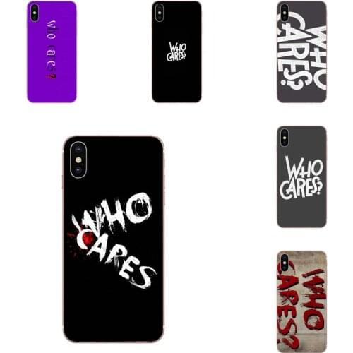 For Samsung GalaxyNote10Lite Note9 Note8 Note5 Note4 Note3 M60s M40 M30 M30S M20 M10 M10S Phone Accessories Case Who Cares Text
