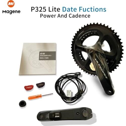 Clearance Original Magene P325 Lite Dual Side Crank Rechargeable Waterproof Power Meter Ultegra R8000 Bike Power Meter Brand New