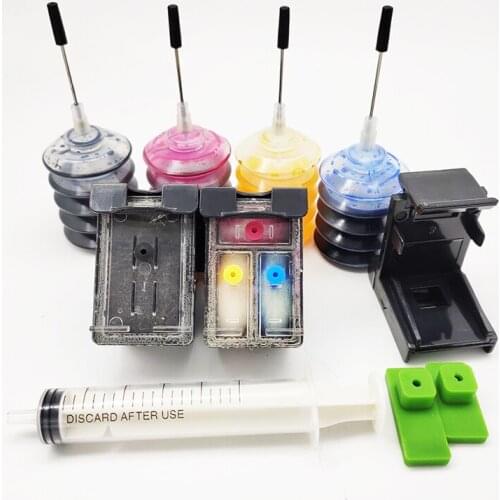 Vilaxh refillable for HP678 678XL Ink Cartridge for HP DeskJet 1018 1515 2515 2545 1015 1518 2548 2645 2648 3515 3545 3548