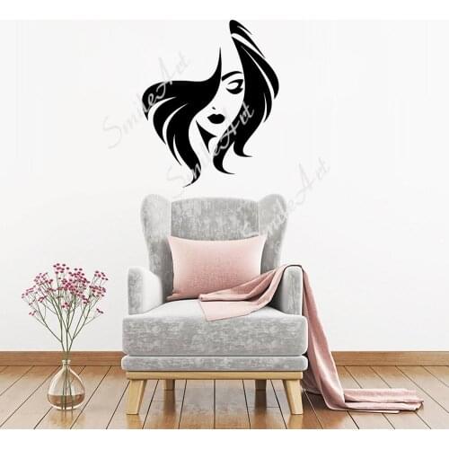 Hot Beauty salon Wall Sticker Pvc Wall Stickers Wall Art Wall Paper For Kids Rooms Diy Home Decoration Sticker Mural