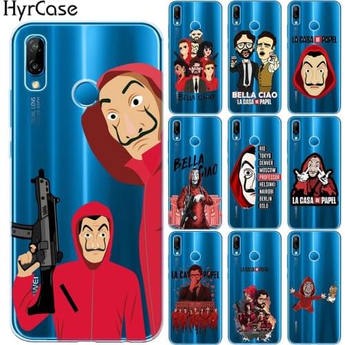 La Casa de papel Spain TV Soft Silicone Case Cover For Huawei P30 P40 Lite E P20 Lite Pro Mate 20 Mate 30 Lite Pro Silicone Capa
