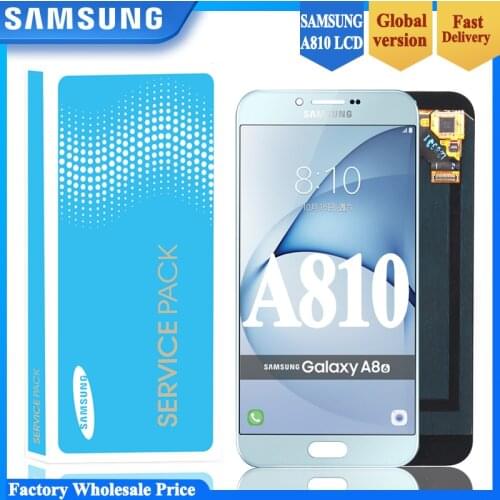 Orignal A810 LCD Display For Samsung Galaxy A8 2016 A810 SM-A810F A810F/DS A810YZ Display With Touch Screen Digitizer Assembly