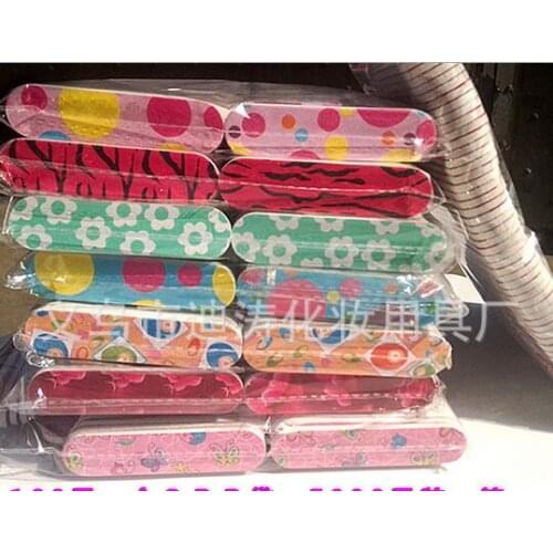 Nail File Buffer Sanding Washable Manicure Tool Nail Art Polish Sandpaper Strip Bar Set Polishing File Tool