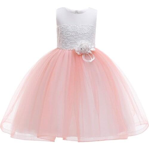 2020 Princess party wedding dress pageant girl dress baby evening elegant birthday girls dress first communion costume