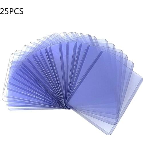 Cards Protector 25pcs Clear Card Bag Standard Size 3.03x3.97in Cards Protector for Trading Cards/ Game Cards