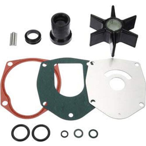 New 47-8M0100526 For Mercruiser Alpha One Gen 2 Water Pump Repair Kit 90mm Diameter 6 Blades Rubber + Metal
