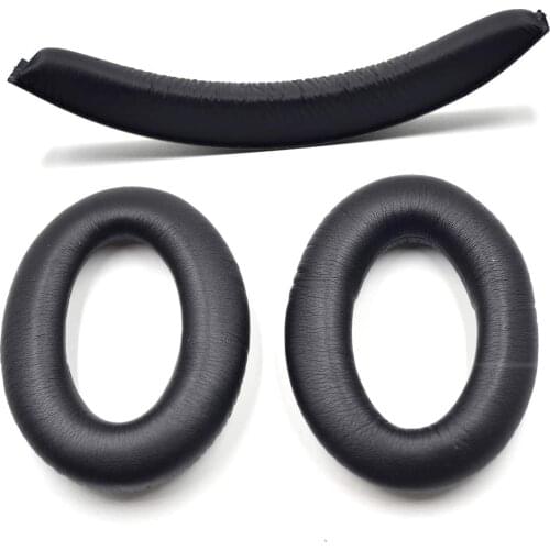 Replacement Ear Pads and Headband for Sennheiser PC350 HD380 Pro Headphones Earpads/Cushion/Bumper/Cover/Cups/Foam