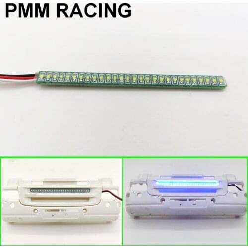 LED PCB Light bar Marquee Intake hood Lamp 8 flash modes For Tamiya 1/14 RC Truck Car Scania Man Actros Arocs Volvo Refit Auto