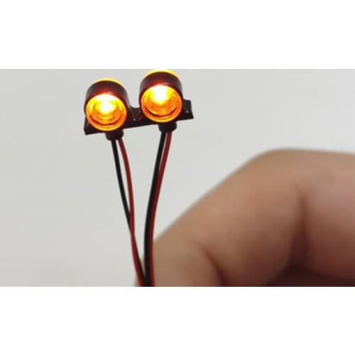 Bright Side Contour Indicator Light LED Side Light Lamp for 1/14 Tamiya Scania Man Actros RC Truck Accessories Parts