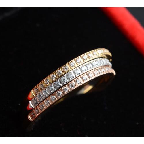 Titanium steel Simple Design Round Gold Color Rings For Women Handmade Geometry Finger Ring Female Jewelry Gifts Drop shipping