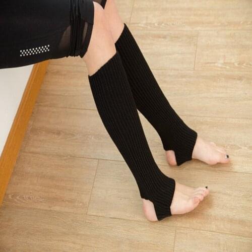 1 Pair Woman Latin Socks Fitness Dancing Fashion Female Wear Exercising Long Section Knitting Walking Socks Leg Warmers Women