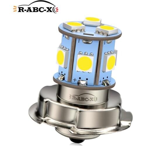 1pc 3W 270LM P26S ATV Scooter Motorcycle Headlight Lamp LED Bulb DC 6V 10-80V cafe racer Head Light Accessories 12V 24V