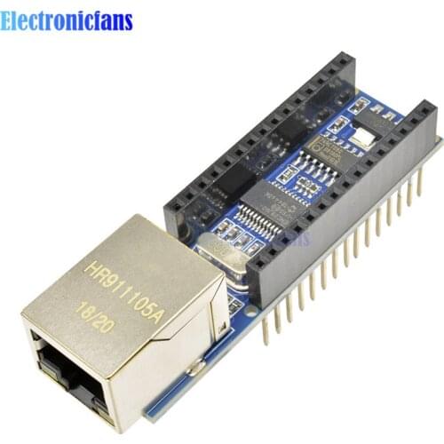 1Pcs Standard Nano V3 Ethernet Shield ENC28J60 Microchip HR911105A Webserver Module Ethernet Board for Arduino
