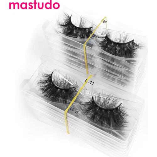 10/20/30/50/100pairs In Bulk 3d Mink Lashes Wholesale Lots Bulk 100% Real Mink Eyelashes Dramatic Long False Eyelashes with tray