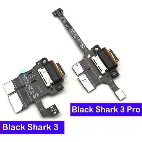 5Pcs/lot Dock Connector Micro USB Charger Charging Port Flex Cable Microphone Board For Xiaomi Black Shark 3 Blackshark3