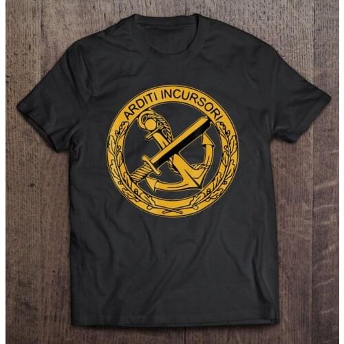 Arditi Incursori Italian Navy Special Forces Men TShirt harajuku Casual O-Neck 100% COTTON harajuku shirt